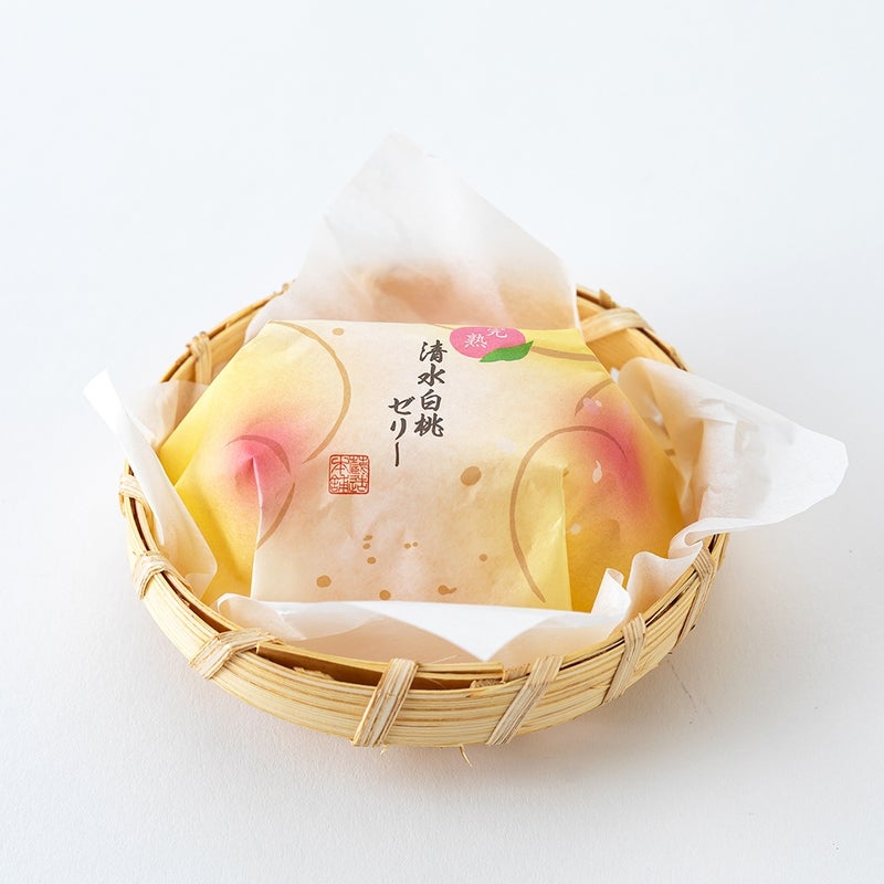 ≪ポイント２倍≫大久保白桃（桃ゼリー） ８個入