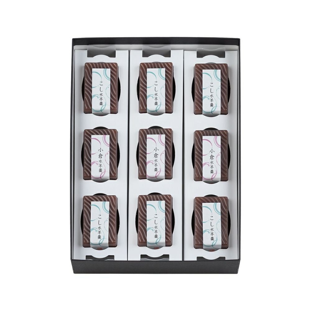 ≪ポイント２倍≫川越夜舟　水ようかん ９個入