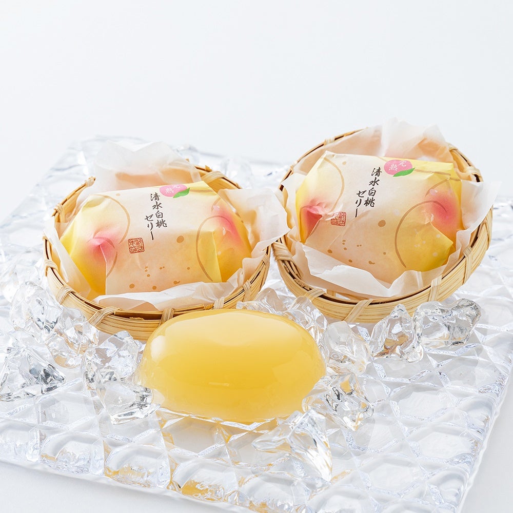 【ポイント２倍商品】お中元・夏ギフト大久保白桃（桃ゼリー） 5個入