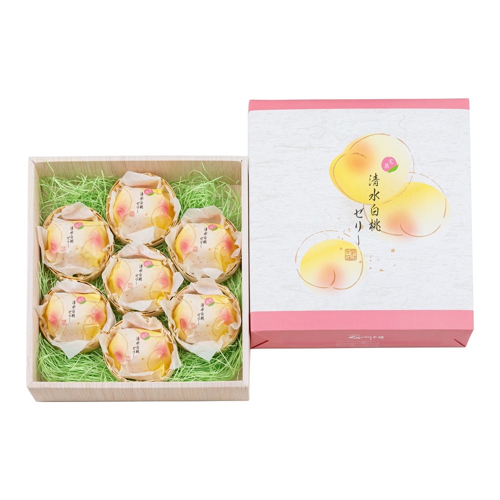 ポイント2倍商品】夏の贈り物・お中元・夏ギフト清水白桃（桃ゼリー