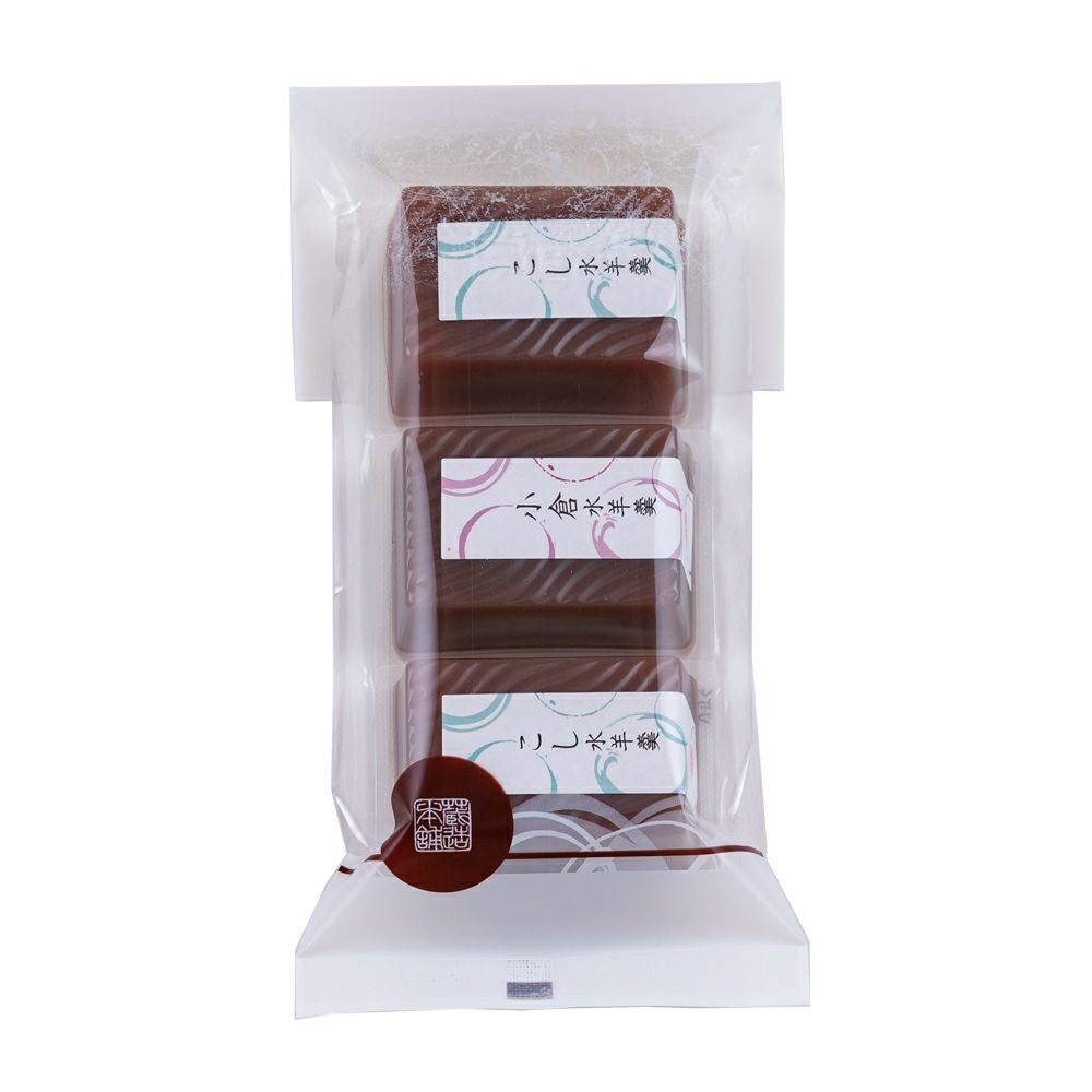 販売中止　　≪ポイント２倍≫川越夜舟水ようかん ３個パック（ミックス）