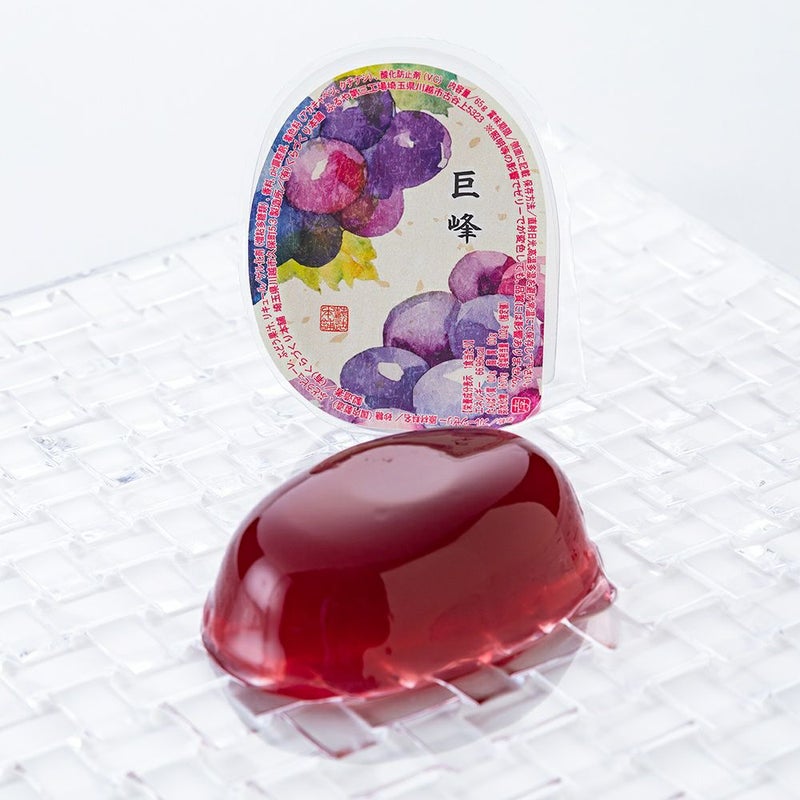 ≪ポイント２倍≫川越夜舟フルーツゼリー ３個パック（巨峰）