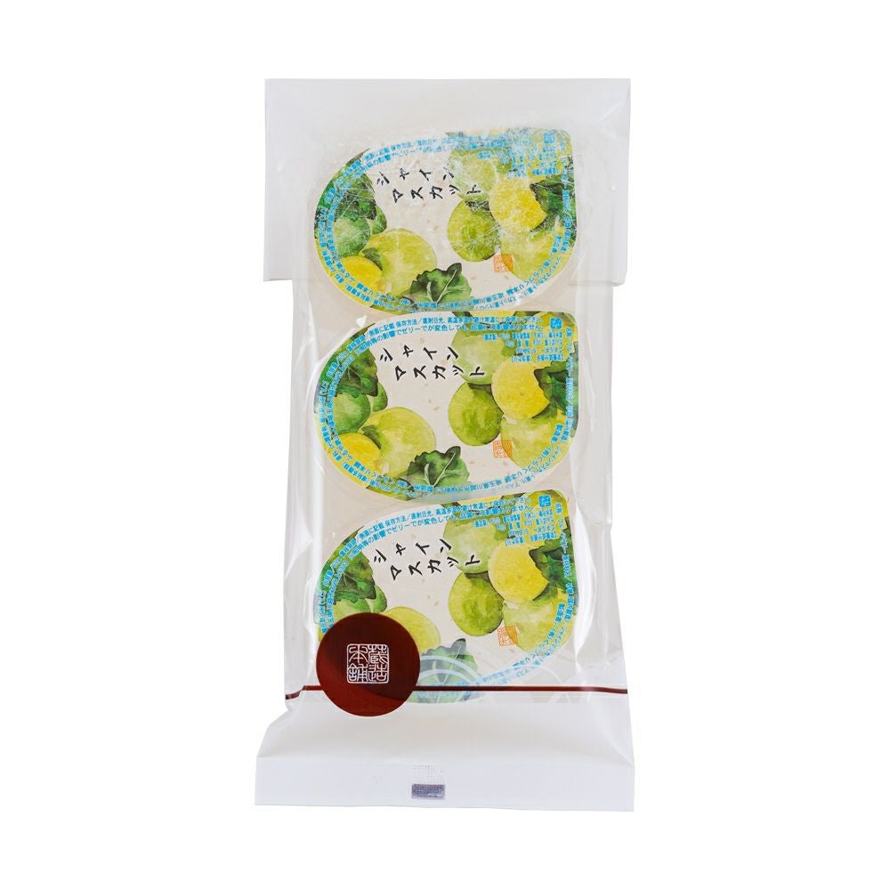 ≪ポイント２倍≫川越夜舟フルーツゼリー３個パック（ラ・フランス）